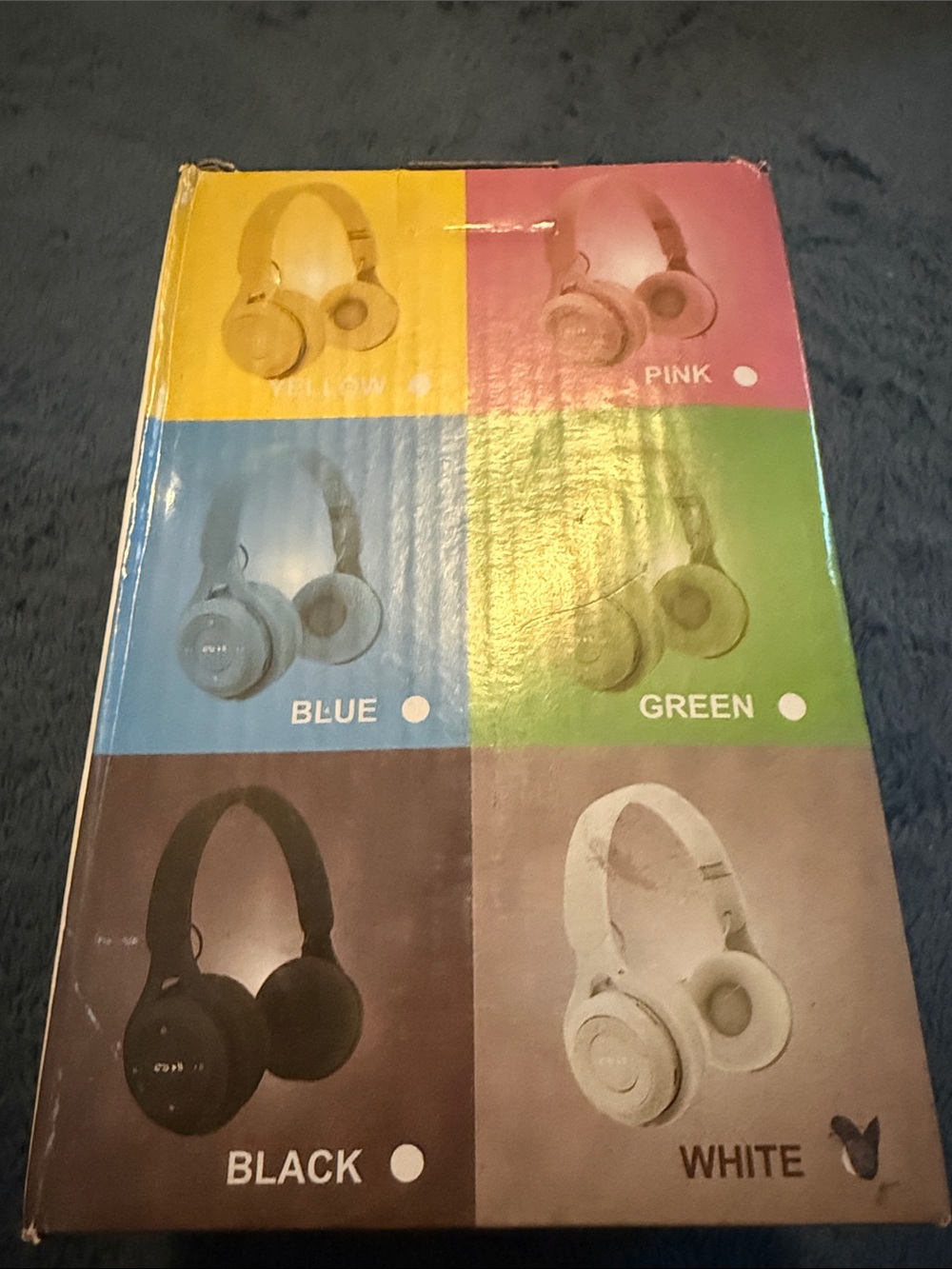 Multi-Color Over-Ear Headphones - White